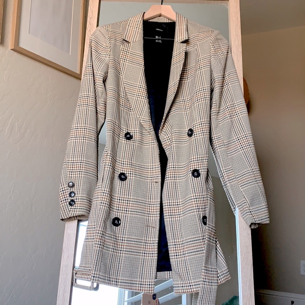 Trendy Fall Plaid Coat